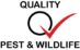 quality pest and wildlife logo